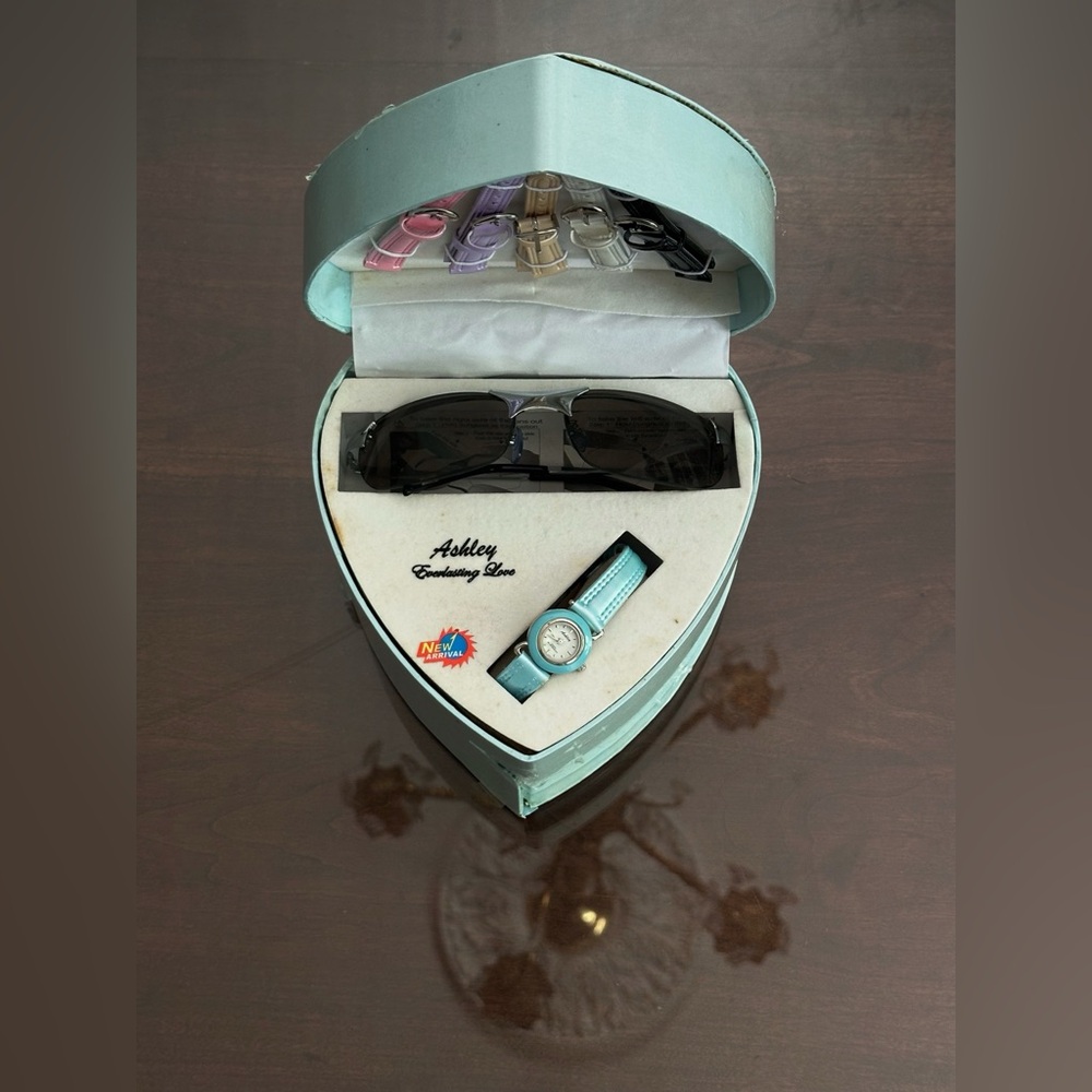 Vintage Sunglass & Watch Jewelry Box 90s